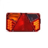 Zadnja led luč hibrid, 12-24v, 5 polni konektor zadaj, was w125 dzl, was 961